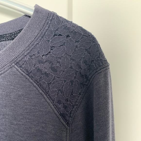 VICTORIA SECRET PINK SWEATER WITH LACE DETAIL - Picture 2 of 4